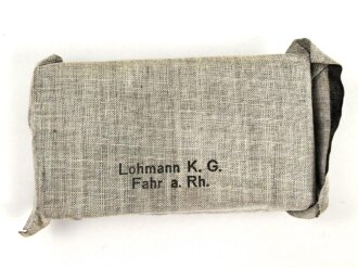 Verbandpäckchen Wehrmacht für den Verbandkasten. Großes Modell datiert 1940