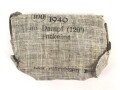 Verbandpäckchen Wehrmacht für den Verbandkasten. Großes Modell datiert 1940