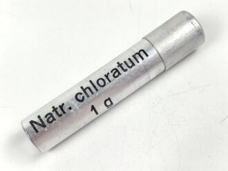 Aluminiumröhrchen " 1 g Natr. chloratum"