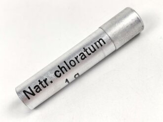 Aluminiumröhrchen " 1 g Natr. chloratum"