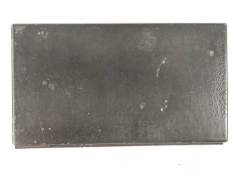 "Salben" Behälter Wehrmacht. Originallack, 8 x 15 x 2cm. Ungereinigt