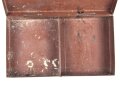 "Salben" Behälter Wehrmacht. Originallack, 8 x 15 x 2cm. Ungereinigt