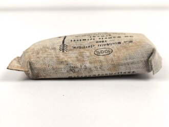 Verbandpäckchen Wehrmacht für den Verbandkasten. Großes Modell datiert 1940