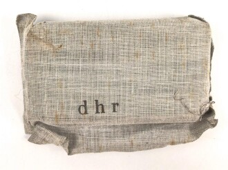 Verbandpäckchen Wehrmacht für den Verbandkasten. Großes Modell datiert 1940