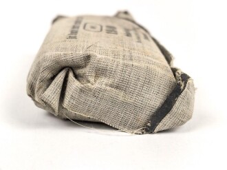 Verbandpäckchen Wehrmacht für den Verbandkasten. Großes Modell datiert 1940