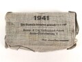 Verbandpäckchen Wehrmacht für den Verbandkasten. Großes Modell datiert 1941