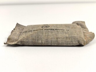 Verbandpäckchen Wehrmacht für den Verbandkasten. Großes Modell datiert 1941