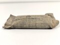 Verbandpäckchen Wehrmacht für den Verbandkasten. Großes Modell datiert 1941