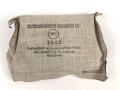 Verbandpäckchen Wehrmacht für den Verbandkasten. Großes Modell datiert 1942