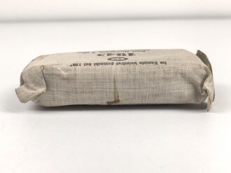 Verbandpäckchen Wehrmacht für den Verbandkasten. Großes Modell datiert 1943