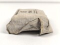 Verbandpäckchen Wehrmacht für den Verbandkasten. Großes Modell datiert 1943