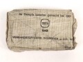 Verbandpäckchen Wehrmacht für den Verbandkasten. Großes Modell datiert 1943