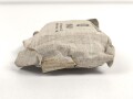 Verbandpäckchen Wehrmacht für den Verbandkasten. Großes Modell datiert 1943