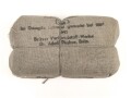 Verbandpäckchen Wehrmacht für den Verbandkasten. Großes Modell datiert 1943