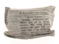 Verbandpäckchen Wehrmacht für den Verbandkasten. Kleines Modell datiert 1940