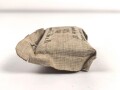 Verbandpäckchen Wehrmacht für den Verbandkasten. Kleines Modell datiert 1943