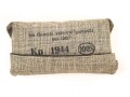 Verbandpäckchen Wehrmacht für den Verbandkasten. Kleines Modell datiert 1944
