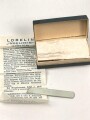 Leere Packung " Lobelin Ampullen"
