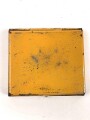 Blechdose Wehrmacht " Watte" für Sanitätszwecke. Originallack, 6 x 7 x 1,5cm