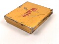 Blechdose Wehrmacht " Watte" für Sanitätszwecke. Originallack, 6 x 7 x 1,5cm