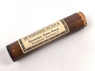 Leeres Glasröhrchen " Acethyl Salicylsäure...