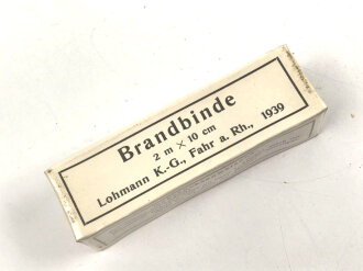 Brandbinde datiert 1939, nur für DEKORATIONSZWECKE