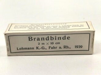 Brandbinde datiert 1939, nur für DEKORATIONSZWECKE