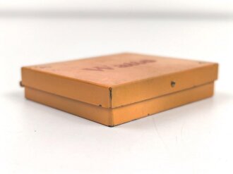 Blechdose Wehrmacht " Watte" für Sanitätszwecke. Originallack, 6 x 7 x 1,5cm