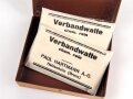 Blechdose Wehrmacht " Watte" für Sanitätszwecke. Originallack, 6 x 7 x 1,5cm