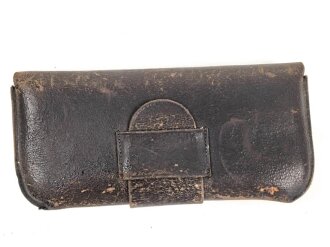Kleines Arztbesteck Wehrmacht in Ledertasche, das Thermometer fehlt wie fast immer