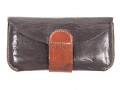 Kleines Arztbesteck Wehrmacht in Tasche aus Ersatzmaterial ( diese vermutlich neuzeitlich gestempelt ), das Thermometer fehlt wie fast immer