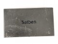 "Salben" Behälter Wehrmacht. Originallack, 8 x 15 x 2cm. Ungereinigt