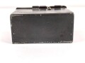 Blechbehälter Wehrmacht für Sanitätskasten " Tartan stiblat. in Tabl zu 10g" Originallack, 4 x 7 x 8cm
