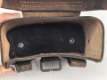 Deutsches Rotes Kreuz Sanitätslager Babelsberg, schwarze Koppeltasche in gutem Zustand