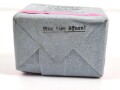 Pack "100g entfettete Watte" datiert 1936