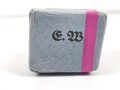 Pack "100g entfettete Watte" datiert 1936