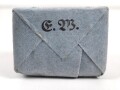 Pack "100g entfettete Watte" datiert 1936