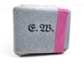 Pack "100g entfettete Watte" datiert 1936