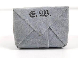Pack "100g entfettete Watte" datiert 1936