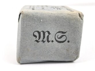 Pack "10 keimfreie Mullstreifen" datiert 1938