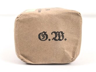 Pack "100 g gewöhnliche Watte" datiert 1939