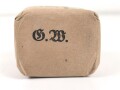 Pack "100 g gewöhnliche Watte" datiert 1939