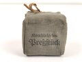 Pack "kombiniertes Preßstück" datiert 1935, in Hülle, gehört so in der KFZ Verbandkasten der Wehrmacht