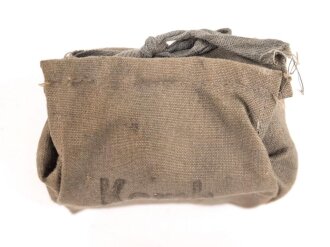 Pack "kombiniertes Preßstück" datiert 1940, in Hülle, gehört so in der KFZ Verbandkasten der Wehrmacht