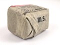 Pack "kombiniertes Preßstück" datiert 1942, in Hülle, gehört so in der KFZ Verbandkasten der Wehrmacht