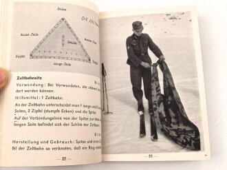 Bildheft 162 "Behelfsmäßige Verwundetenbeförderung Teil 1-4" datiert 1943, 189 Seiten, DIN A6, Umschlag defekt