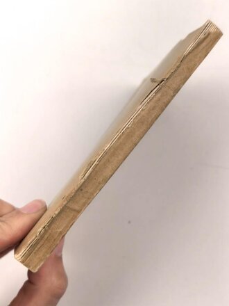 Bildheft 162 "Behelfsmäßige Verwundetenbeförderung Teil 1-4" datiert 1943, 189 Seiten, DIN A6, Umschlag defekt