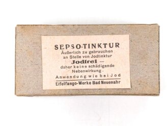 Pack mit zwei Glasfläschchen "Sepsotinktur"