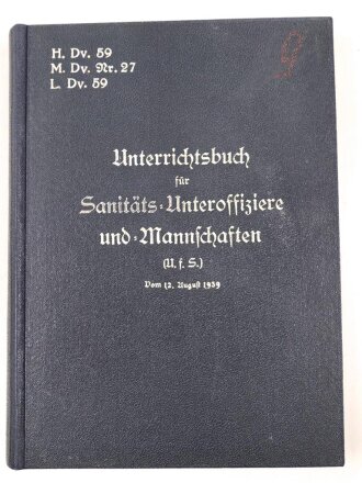 H.Dv. 59 "Unterrichtsbuch für...