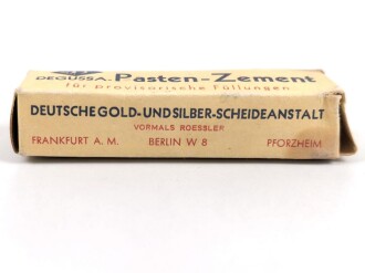 Pack" Degussa Pasten Zement für provisorische Füllungen" Länge der Umverpackung 7,5cm